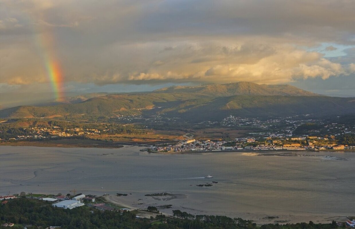 Imagem do território de Caminha, norte de Portugal